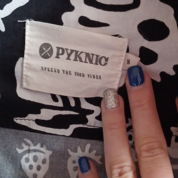 Goth punk button down short sleeve shirt - Picture 3 of 3